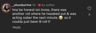 Comment under the @lawronin 's post after he provided clarification amidst the rumors. (Image via Instagram/@lawronin)